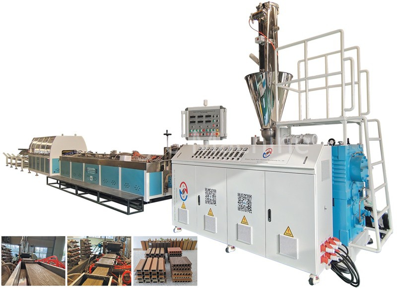 recycled plastic wood profile making machine