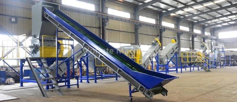 plastic recycling machine for WPC decking plant