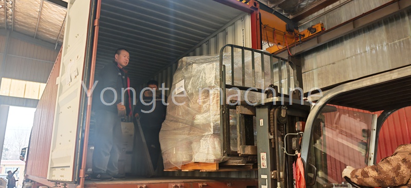 Yongte, WPC makinesinin Romanya'ya sevkiyatını gerçekleştirdi