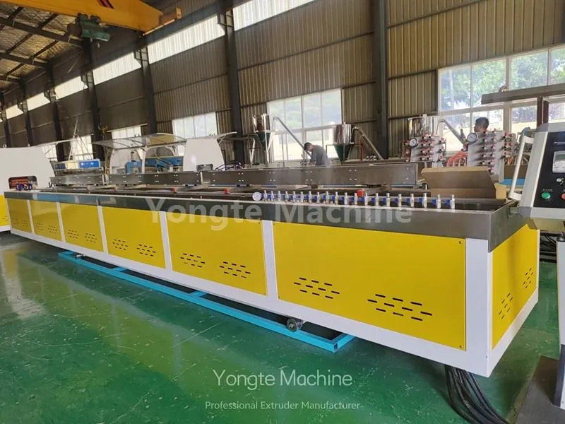 fast cooling wpc door frame calibration machine